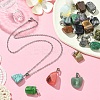 DIY Natural & Synthetic Mixed Gemstone Pendant Necklaces Making Kits DIY-YW0008-91-3