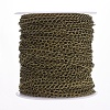 Brass Twisted Chains CHC-Q001-5x4mm-AB-3