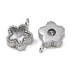 304 Stainless Steel Micro Pave Cubic Zirconia Charms STAS-K302-01A-P-2