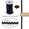 25M Nylon S Shaped Lace Ribbon OCOR-GF0003-60A-2