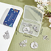 16Pcs 8 Style 201 & 304 Stainless Steel Charms STAS-SC0004-92-6