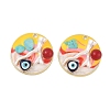 Rack Plating Alloy Enamel Pendants FIND-Z062-01G-2
