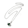 304 Stainless Steel Cable Chain Necklaces NJEW-H040-21P-02-2