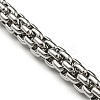 Non-Tarnish 201 Stainless Steel Rope Chain Bracelets STAS-Z056-12P-2