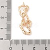 Brass Micro Pave Clear Cubic Zirconia Pendants KK-S388-12G-3