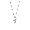 925 Sterling Silver Pendant Necklaces NJEW-BB34174-B-1
