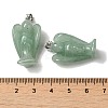 Natural Green Aventurine Pendants G-C095-03P-05-3