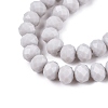 Opaque Solid Color Imitation Jade Glass Beads Strands EGLA-A044-P8mm-D19-3