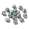 Hand Painted Acrylic with Enamel Beads MACR-K354-38H-1