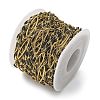 304 Stainless Steel Enamel Link Chains CHS-U003-01G-12-3