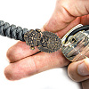 1Pc Tibetan Style Brass Shackle Clasps KK-NB0003-67A-6