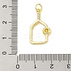 Rack Plating Brass Micro Pave Cubic Zirconia Pendants KK-Z074-69G-3