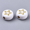 Opaque Acrylic Beads PACR-N006-005-3