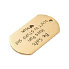 201 Stainless Steel Pendants STAS-R002-02G-01-2