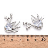 Brass Micro Pave Cubic Zirconia Pendants KK-N264-10A-P-3