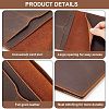 Rectangle Leather Travel Passport Wallet Cover AJEW-WH20007-02B-6