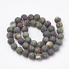 Natural Dragon Blood Stone Beads Strands G-T106-143-3