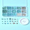 DIY Mixed Shapes Synthetic Turquoise Beads Bracelets Making Kits DIY-FS0007-53-9