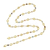 3Pcs 3 Styles Ocean Synthetic Turquoise & Natural Flower Amazonite & Synthetic Turquoise & 304 Stainless Steel Teardrop Handmade Beads Chains AJEW-JB01655-02-2