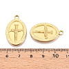 Ion Plating(IP) 201 Stainless Steel Pendants STAS-N109-240G-3