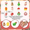 24Pcs 12 Styles Christmas Theme Opaque Resin Pendants RESI-FS0001-86A-4