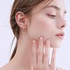 304 Stainless Steel Stud Earring Findings STAS-UN0008-82G-6
