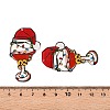 Christmas Theme Printing Acrylic Pendants BACR-N002-01I-3