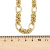 304 Stainless Steel Link Chain Necklaces NJEW-L470-03G-3