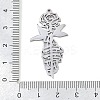 Hollow 304 Stainless Steel Pendants LS-STAS-Z183-01P-3