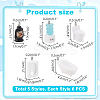 30Pcs 5 Styles Bathroom Theme Opaque Resin Pendants RESI-PH0002-24-2