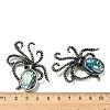 Natural Paua Shell/Abalone Shell Octopus Brooch X-FIND-Z032-03B-3