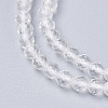 Natural Quartz Crystal Beads Strands LS-G-D166-A-3mm-1