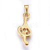 304 Stainless Steel Pendants STAS-P216-79G-2