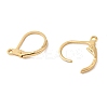 Brass Leverback Earring Findings KK-P340-20A-G-2