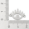 Non-Tarnish 304 Stainless Steel Hollow Connector Charms STAS-P332-06P-3