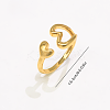 Brass Cuff Open Rings for Women WE5042-4