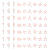 90Pcs 9 Style Spray Painted Alloy Enamel Pendants ENAM-DC0001-11-1