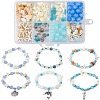 DIY Natural Ocean Shell Stackable Bracelet Making Kit DIY-SC0024-31-1