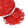 Baking Paint Glass Twist Bugle Beads SEED-C004-02Q-1