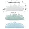 3Pcs 3 Colors Mountain Shaped Porcelain Brush Holder ODIS-PH0001-44-3