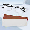 4Pcs 4 Colors Imitation Leather Slip-in Glasses Case AJEW-LP0002-30D-3