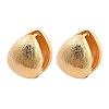 Textured Teardrop Brass Hoop Earrings for Women EJEW-U055-26G-2