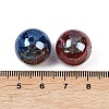 Luminous Transparent Resin Inner Flower Beads RESI-C070-09-5