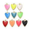 Brass Enamel Pendants KK-K401-14G-1
