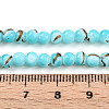Baking Paint Glass Beads Strands DGLA-N010-4mm-03-4