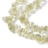 Natural Lemon Quartz Chip Beads Strands G-G905-05-4