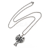 Cross Pendant Necklaces NJEW-A023-01P-2