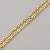 Brass Cable Chains CHC-TAC0004-01G-1