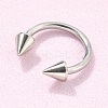 Stainless Steel Nose Septum Rings LS-AJEW-TAC0017-01P-2