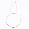 Glass Seed Bead Braided Bracelets for Women AW0420-5-1